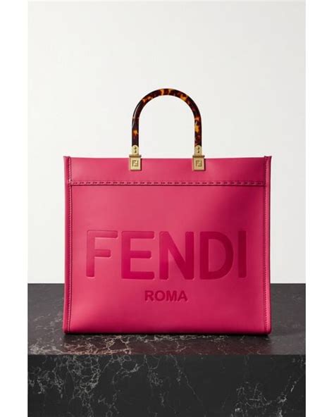 fendi small sunshine tote|fendi sunshine shopper with strap.